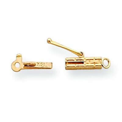 Replacement Tongue for Rectangle Barrel Clasp 14k Yellow Gold YG1822X, MPN: YG1822X,