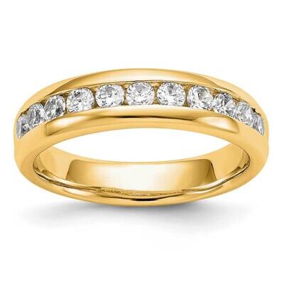 11-Stone Diamond Channel Band 14k Yellow Gold RM3321B-077-YAA, MPN: RM3321B-077-YAA,