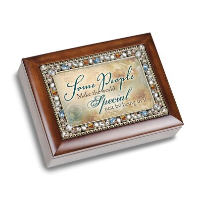 Some People Make the World Special Jeweled Woodgrain Music Box GM14489, MPN: GM14489, 633303845179