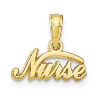 Nurse Pendant 10k Gold 10C2963, MPN: 10C2963,