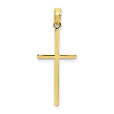 Cross Pendant 10k Gold Polished 10C3784, MPN: 10C3784,