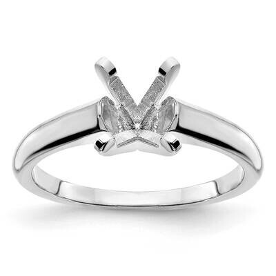 8X6mm Oval Solitaire Mounting 14k White Gold RM5965WO-125-7MTG, MPN: RM5965WO-125-7MTG, 883957808352