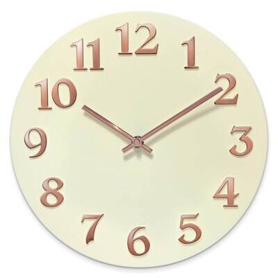 Vogue-Ivory Resin Wall Clock GM22295, MPN: GM22295, 731742213396