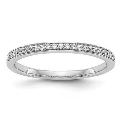 Diamond Wedding Band 10k White Gold RM2710B-013-WAA, MPN: RM2710B-013-WAA, 883957321899