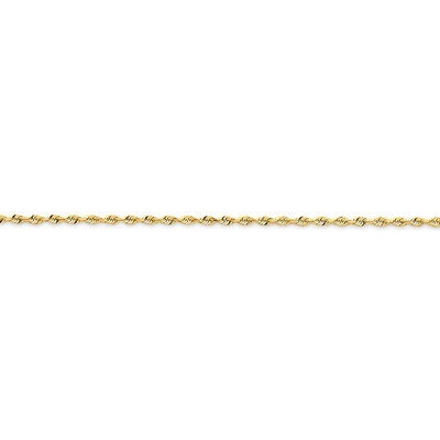1.84mm Diamond-cut Quadruple Rope Chain 7 Inch 14k Gold QTR014-7, MPN: QTR014-7, 886774397696