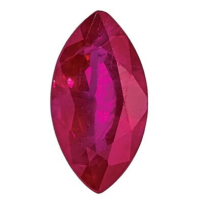 Ruby 6X3mm Marquise A Quality Gemstone RU-0603-MQF-A, MPN: RU-0603-MQF-A,
