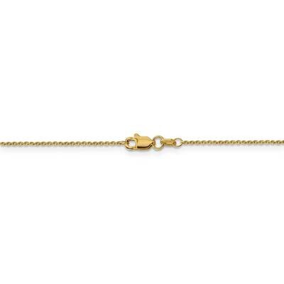 30 Inch .90mm Diamond-cut Cable Chain 14k Yellow Gold PEN326-30, MPN: PEN326-30, 886774578743