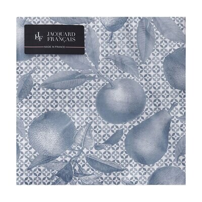 Le Jacquard Francais Arriere-Pays Blue Paper Napkin 16 x 16 Inch 27428 Set of 4, MPN: 27428, 366026…