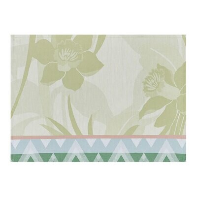 Le Jacquard Francais La Vie En Vosges Green Box Set 2 Coated Placemats 20 x 14 Inch 27487, MPN: 274…