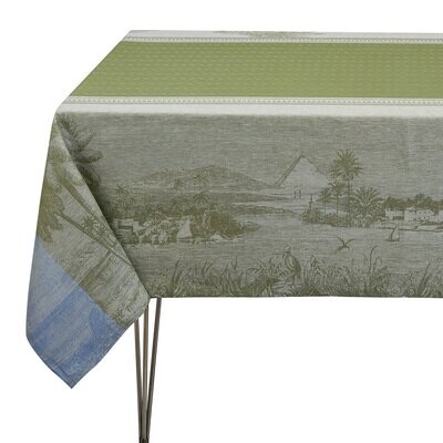 Le Jacquard Francais T.Cloth Croisiere Sur Nil Green 100% Linen 26754, MPN: 26754, 3660269267544