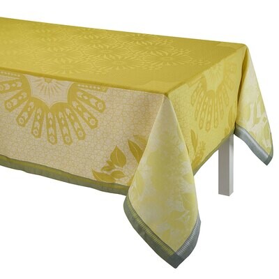 Le Jacquard Jardin D&#39;Orient Yellow Tablecloth 69x126, MPN: 25167, 3660269251673