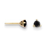 .25ct. Black Diamond Stud Earrings 14k Gold STBK-25, MPN: STBK-25, 883957484242