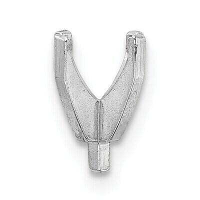 4-Prong Medium-High Heavy TruSeatr with Peg .12 Setting Palladium Round PD2606, MPN: PD2606,