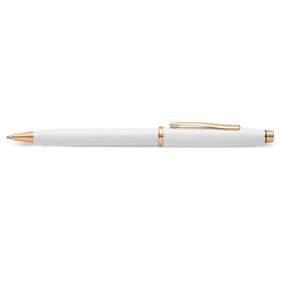 Century II Pearlescent White Lacquer Rose-tone Ballpoint Pen GM21007, MPN: GM21007, 73228131436