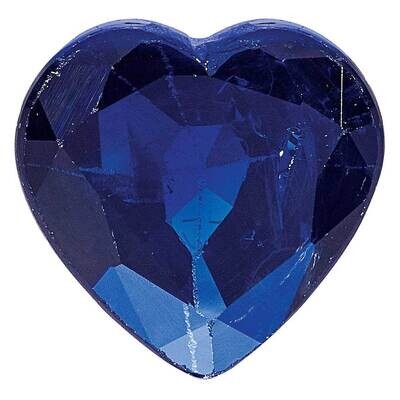 Sapphire Blue 4mm Heart Faceted A Quality SA-0400-HTF-BL-A, MPN: SA-HTF-BL-A,