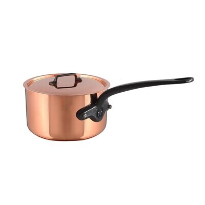 Mauviel M&#39;HERITAGE M&#39;150Ci Saucepan With Lid 7.9 Inch 641021
