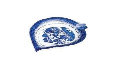 Mottahedeh Blue Canton Leaf Tray HC115, MPN: HC115,