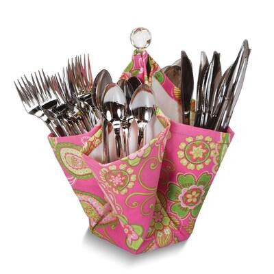 Pink Desire Paisley Decka Utensil Caddy GM25729, MPN: GM25729, 807348122476