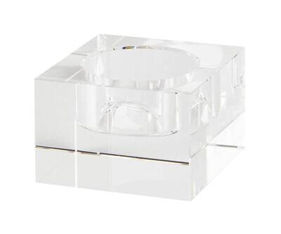 Tizo Block Small Empire Glass Tea Lights Holder PH141CS/S, MPN: PH141CS/S,
