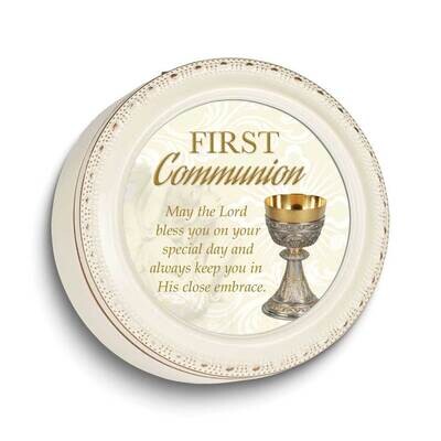 First Communion White Round Box GM24794, MPN: GM24794, 633303831646
