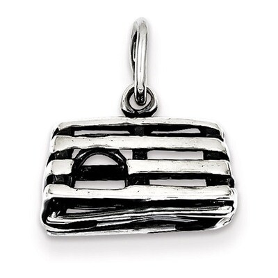 Sterling Silver Lobster Cage Charm QC4946