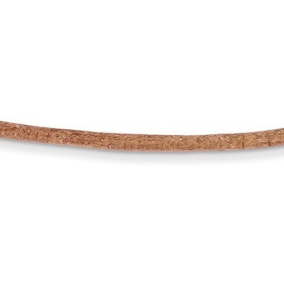 2mm Natural Leather Cord Necklace 16 Inch 14k Gold XG263-16, MPN: XG263-16, 191101537189