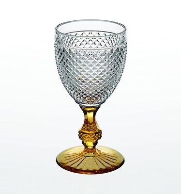 Vista Alegre Bicos Bicolor Goblet With Ambar Stem 49000427, MPN: 49000427, 0