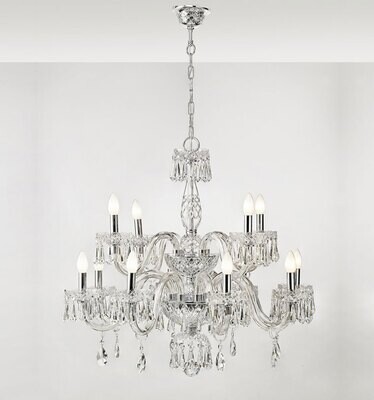Vista Alegre Diamond Chandelier With 2 Levels And 9 Arms 48000367, MPN: 48000367, 5601266594972