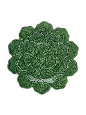 Bordallo Pinheiro Pinheiro Geranium Charger Plate Green 65004407, MPN: 65004407, 5600876079121