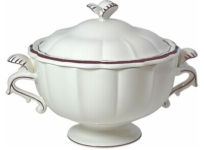 Gien Filet Pivoine Soup Tureen 1831CSOU22, MPN: 1831CSOU22, 840769057248