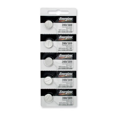 Energizer Watch Batteries Package of 5 WB389, MPN: WB389, 39800080882
