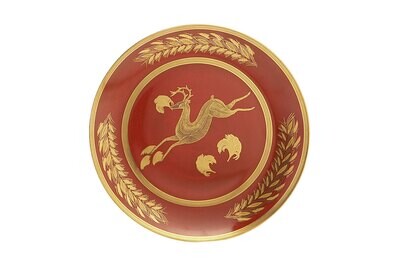 Mottahedeh Leaping Reindeer Dessert Plate CW3202, MPN: CW3202,