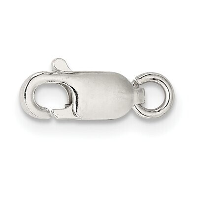 Standard Weight 10.2 x 3.8mm Lobster with Jump Ring Clasp Sterling Silver SS3375, MPN: SS3375,