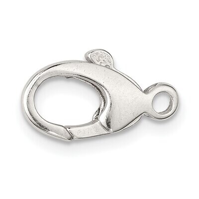Small Oval Balloon Clasp Sterling Silver SS4986, MPN: SS4986,