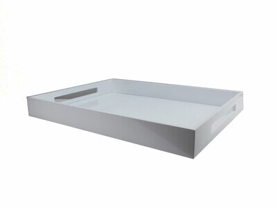 Addison Ross White Large Lacquered Ottoman Tray 22 x 16 Inch Lacquer TR2000, MPN: TR2000, UPC/EAN: …