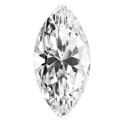 Cubic Zirconia White 11X5.5mm Marquise A Quality Gemstone CZ-11055-MQF-WH-A, MPN: CZ-11055-MQF-WH-A,