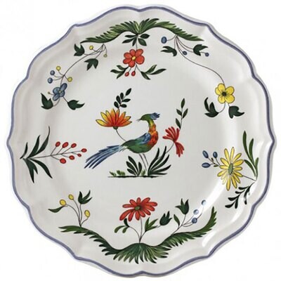 Gien Oiseaux De Paradis Dessert Plate 0111ADES22, MPN: 0111ADES22, 840769000978