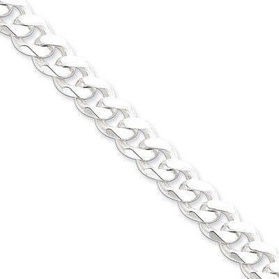 24 Inch 9mm Curb Chain Sterling Silver QCB250-24, MPN: QCB250-24, 883957918914