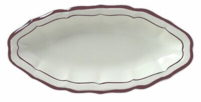 Gien Filet Pivoine Pickle Dish 1831CRAV22, MPN: 1831CRAV22, 840769052861