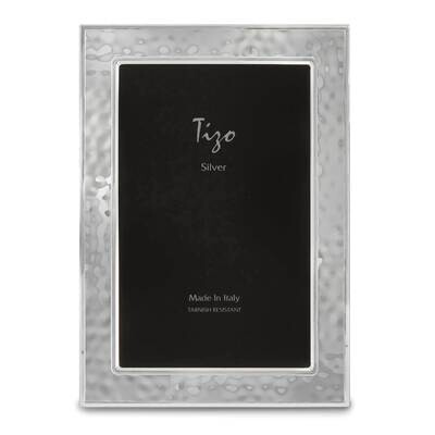 Sterling Silver Hammered Double Border 8 x 10 Inch Picture Frame GM22448, MPN: GM22448,