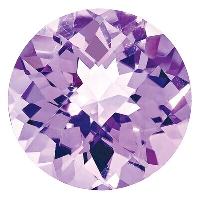 Rose De France 12mm Round Checkerboard AA Quality Gemstone PQ-1200-RDX-AA, MPN: PQ-1200-RDX-AA,