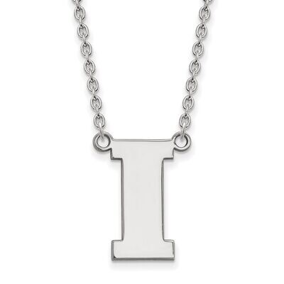 University of Iowa Large Pendant with Chain Necklace Sterling Silver SS069UIA-18, MPN: SS069UIA-18,…