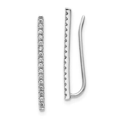 Fancy Earrings 14k White Gold Diamond EM3864-025-WA, MPN: EM3864-025-WA, 883957258379