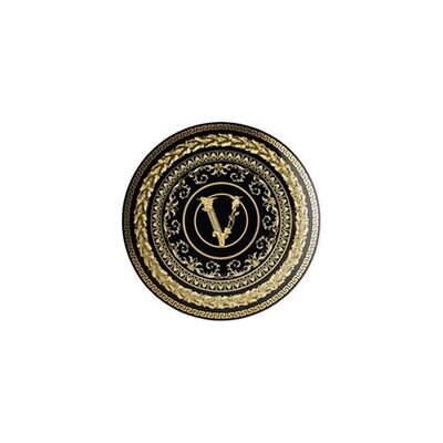 Versace Virtus Gala Black Bread &amp; Butter Plate 6 2/3 Inch, MPN: 19335-403729-10217, 790955174122