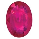 Ruby 6X4mm Oval A Quality Gemstone RU-0604-OVF-A, MPN: RU-0604-OVF-A,