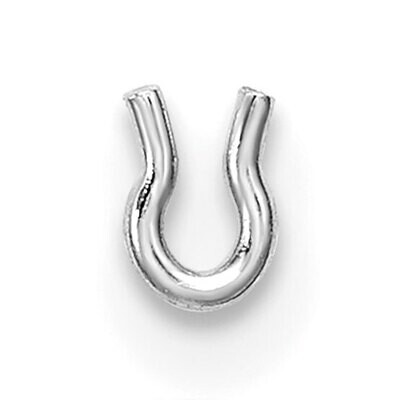 Earring Replacement Hoop Catch Component 14k White Gold WG2729, MPN: WG2729,