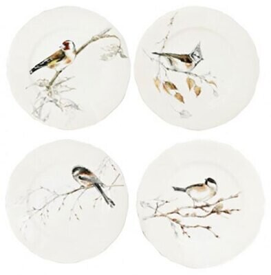 Gien Les Oiseaux De La Foret Canape Plates Assorted 1854B4AL26, MPN: 1854B4AL26, 3660838019697