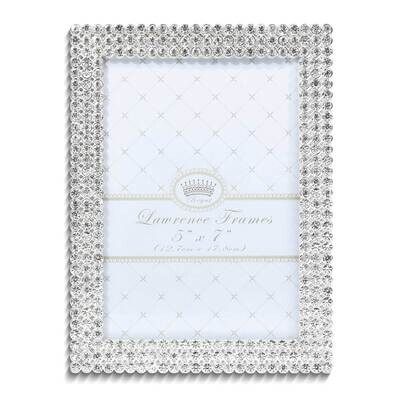 Juliet Silver-tone Crystal 5 x 7 Inch Photo Picture Frame GM25408, MPN: GM25408, 751148077118