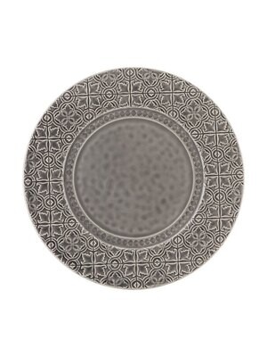 Bordallo Pinheiro Pinheiro Rua Nova Charger Plate Anthracite 65020857, MPN: 65020857, 5600413602898