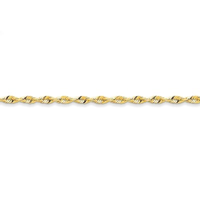 4mm Diamond-cut Extra-Light Rope Chain 20 Inch 14k Gold EXL030-20, MPN: EXL030-20, 886774399072